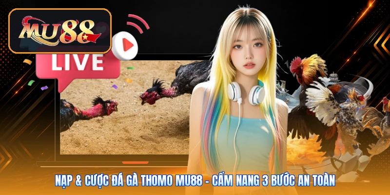 Nạp & Cược Đá Gà Thomo Mu88 | Cẩm Nang 3 Bước An Toàn