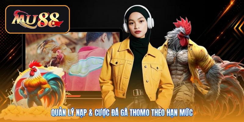 Quản lý nạp & cược đá gà Thomo theo hạn mức